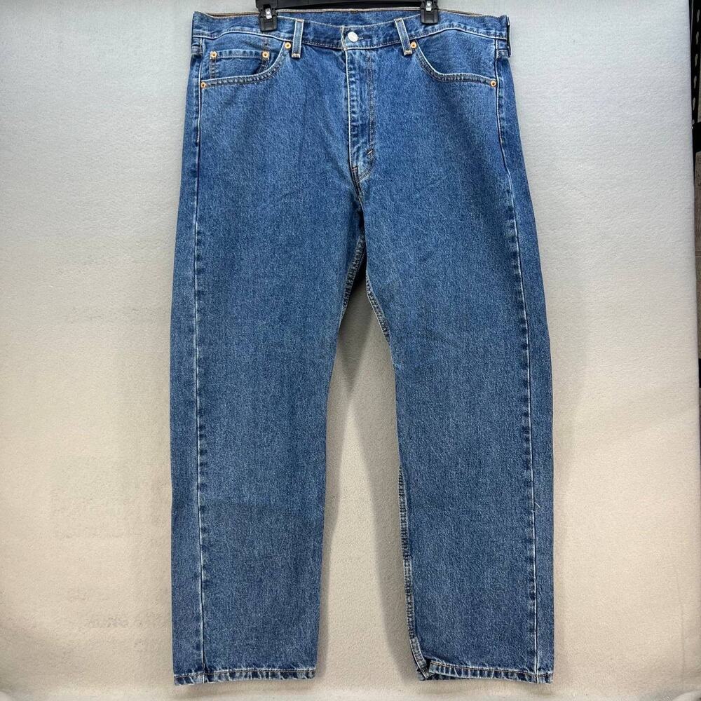 Levi's 505 Men's Jeans Straight Leg Regular Fit Size W40 L30 Medium Wash